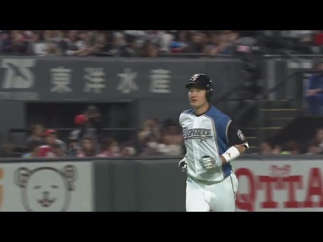【交流試合】ファイターズ・渡邉が札幌ドームのバックスクリーンへ一発!! 2018/2/28 F-LM