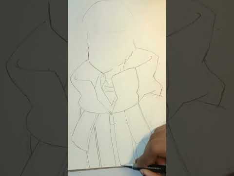 How to draw Rudo Step by step #shorts #myart #animeeart#trending#anime #viral#trend#gachiakutaanime