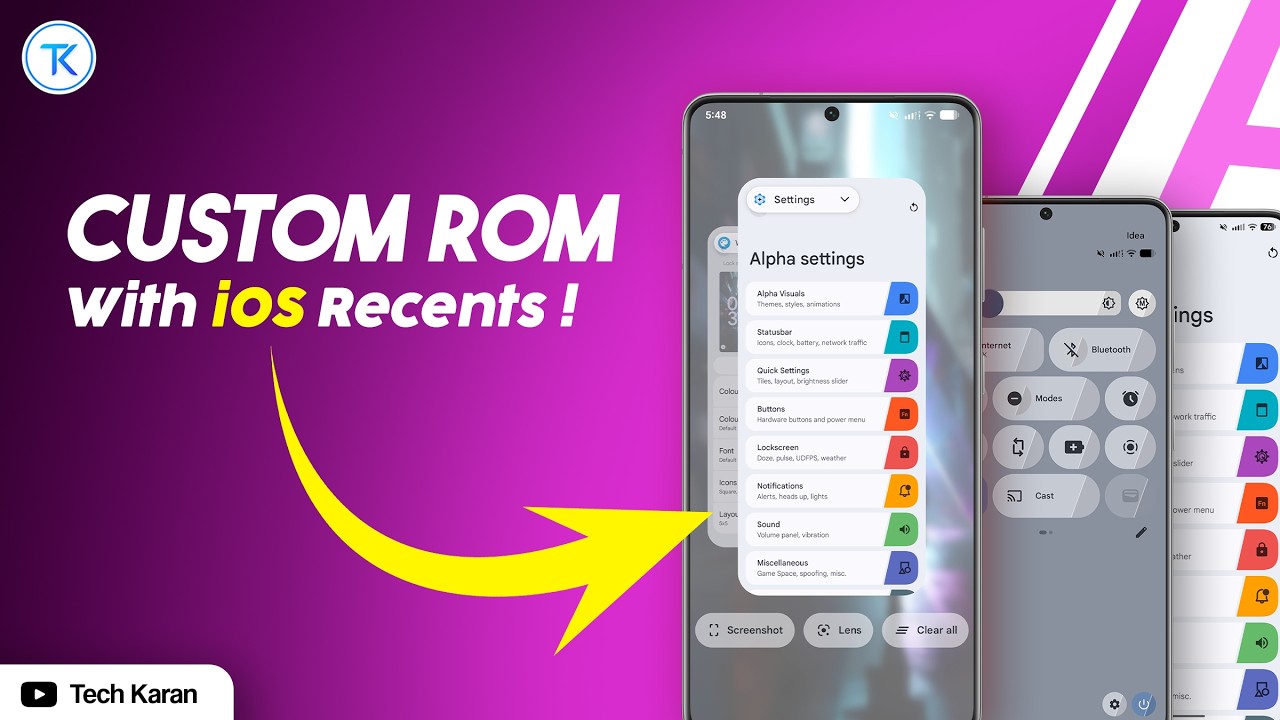 This Android 16 Custom ROM is CRAZY 😳🔥 iOS Recents, QS Styles & Theme Store Inside!
