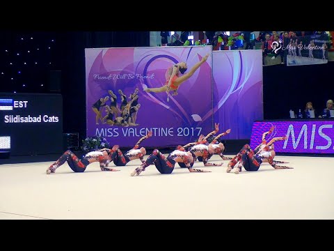Siidisabad Cats (GC Rytmika - EST) 😍💗 AGG 12-14 | MISS VALENTINE 2017 | PRELIM - 18.050