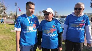 BAŞKAN BÜYÜKKILIÇ, MİLLET BAHÇESİNDE ANLAMLI KOŞUYA KATILDI