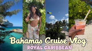 BAHAMAS CRUISE VLOG 🌴 | Royal Caribbean Private Island, Nassau, Beach & More