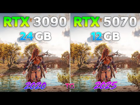 RTX 3090 vs RTX 5070 - Test in 10 Games