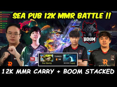 Talon 23savage Troll Warlord 12K MMR Battle vs BOOM Stacked (Jackky Yopaj Skem)  SEA Ranked Dota 2