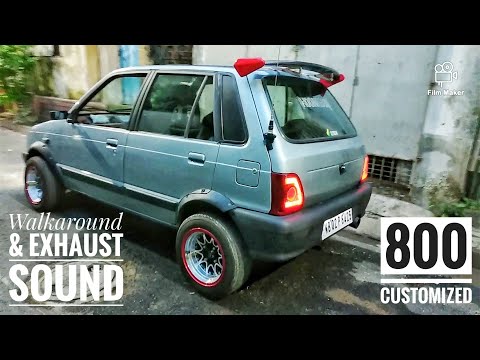 MODIFIED MARUTI 800 | Walkaround | Exhaust Sound | Drive (5 Speed 12 Valve MPFi)