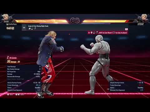 064. Jump-in Foot Stomp Right Hook