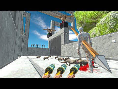 [EPIC] FPS CAN I REACH THE CHECKPOINT IN CARNAGE ZONE LEVEL 2?-Animal Revolt Battle Simulator