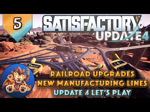 Satisfactory Update 4 - Hover Pack - Battery Blenders - New Manufacturing Lines - Let's Play - EP5