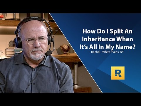How Do I Split An Inheritance With Family When It's All In My Name?