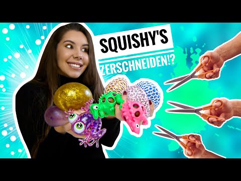 ANTI-STRESSBÄLLE zerschneiden! - Was ist drin?! | Valeria Greb