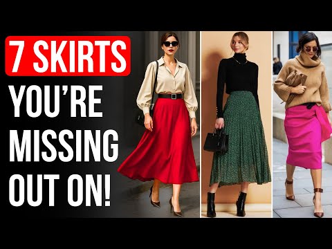 7 SKIRTS That Make You Look ELEGANT & EXPENSIVE After 50
