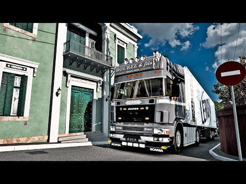 Realistic Driving Scania 164L V8 Open Pipe Sound MODS ETS2 1.53