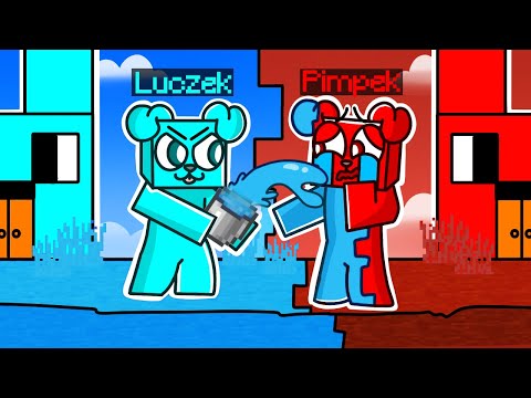 POKOLUJ WSZYSTKO w Minecraft 🔴🔵🎨