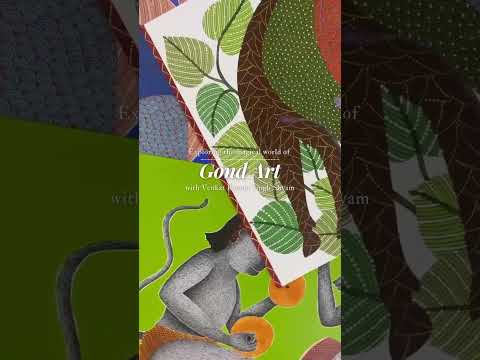 Immerse yourself in the enchanting world of Gond art from Madhya Pradesh!