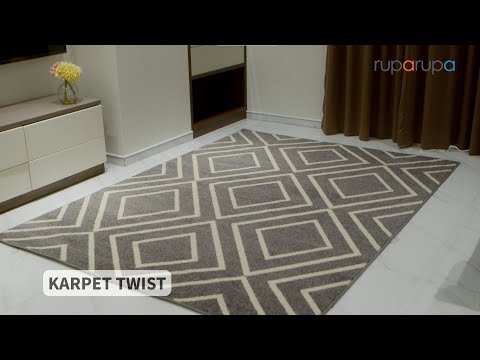 Gambar Informa Karpet Twist 726 120x170 Cm - Cokelat
