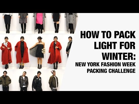 How to Pack Light for Winter - New York Winter Packing Challenge | Chictopia