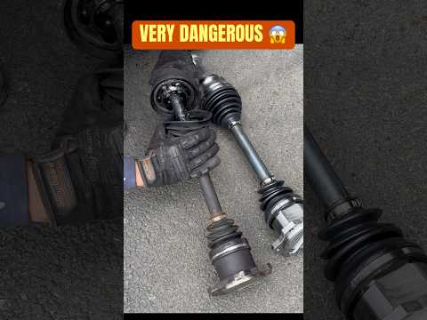 THIS IS WHAT A BAD CV AXLE LOOKS LIKE