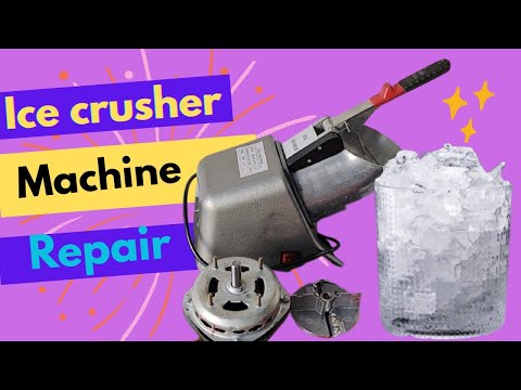 Ice crusher machine repair // Complete repair tutorial || ice crusher repair guide #icecrusher