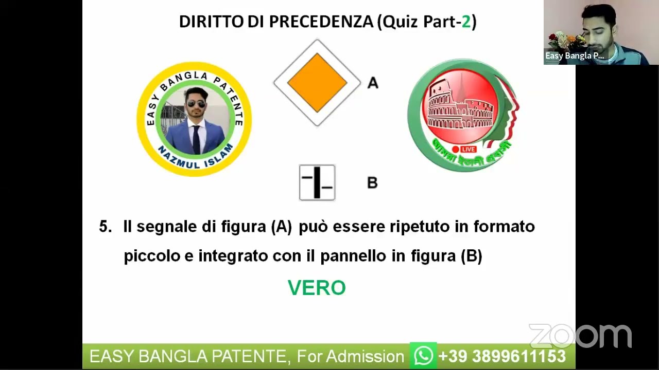 SEGNALI DI PRECEDENZA ????????? ???????? ???????? ?? ?????? ???? ?????? ?? ????