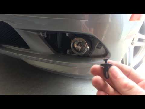 W204 fog light assembly removal