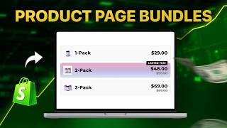 Shopify Bundles App Tutorial 2026 - Create Product Page Bundles in 5 M