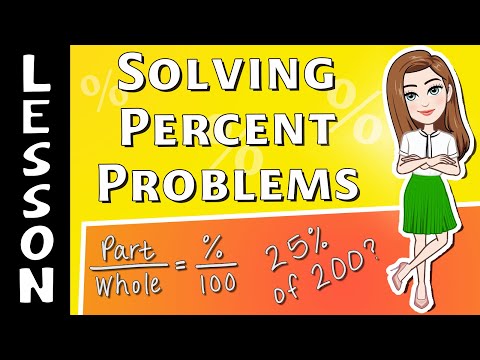 Solving Percent Problems
