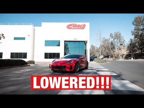 Picking up my 2022 BRZ from Eibach + First Impressions (Lowering Springs/Sway Bars)