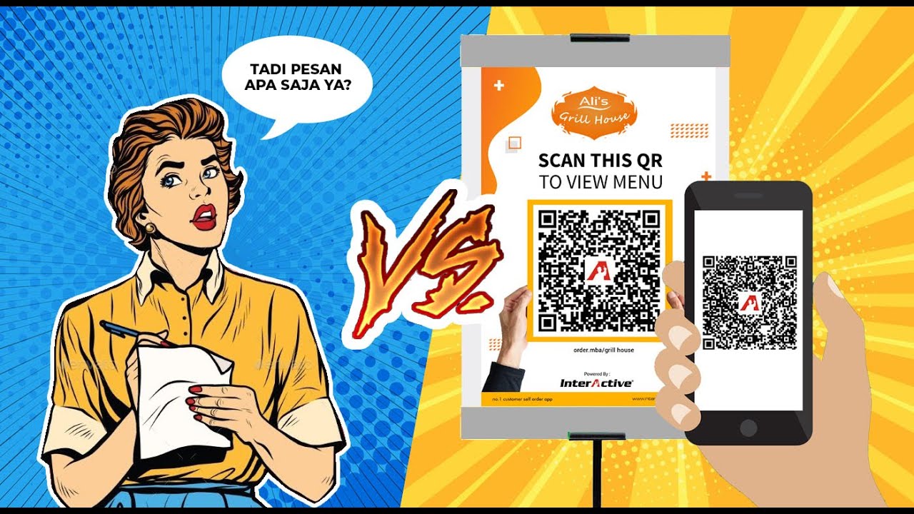 aplikasi order makanan online, emenu, menu pdf, menu qr code