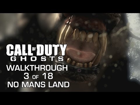 CoD: Ghosts Walkthrough 3 of 18 - No Man's Land  [1080p] (PS4 Gameplay)