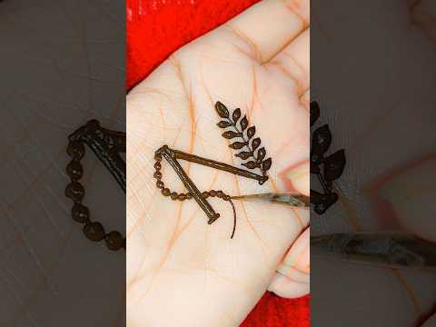 N💖 letter mehndi design, N letter tattoo design, N letter mehndi #shorts #viralvideo #ytshorts