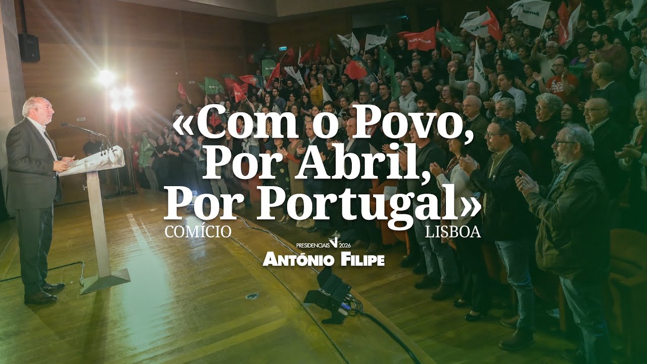 Comício «Com o Povo, Por Abril, Por Portugal» em Lisboa