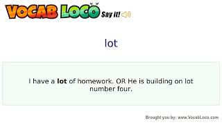 Video thumbnail for lot