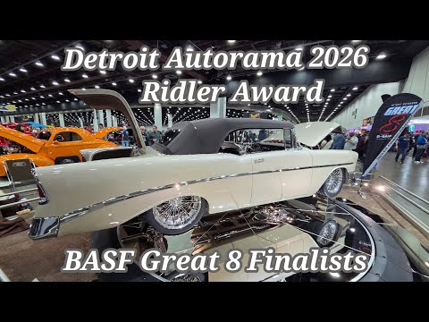Detroit Autorama 2026 - Ridler Award Great 8 Finalists - Recorded in 4K 