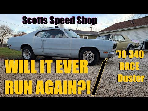 Will the Scotts Speed Shop 1970 340 Duster RUN?! FIRST START ATTEMPT!!!