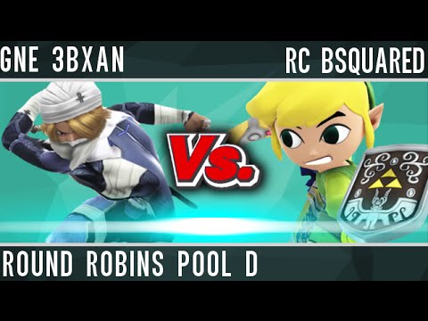 EHJ (Wii U) - GNe | 3BXan (Sheik) vs RC | B^2 (Toon Link) - Round Robin Pools