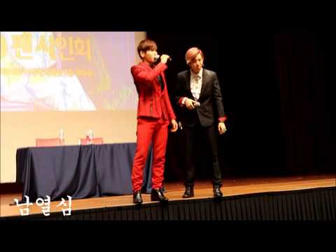 [Fancam] 130203 Infinite H - Hoya & Dongwoo @ Busan Fansign