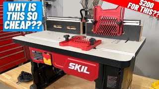 Do You Have To Spend $400+ To Get A Good Router and Table Combo || Skil RT1323-01