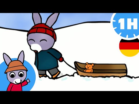 🛷 Trotro hat Spaß mit seinem Schlitten! 🛷 | Cartoon für Baby