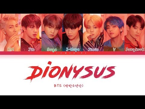 BTS - Dionysus (방탄소년단 - Dionysus) [Color Coded Lyrics/Han/Rom/Eng/가사]