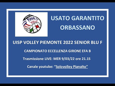 PIANALTO SENIOR BLU FEMMINILE - USATO GARANTITO ORBASSANO_ Campionato UISP Eccellenza 2021/22