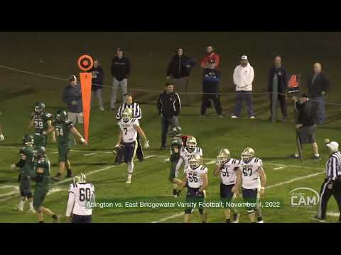 Abington vs E. Bridgewater Varsity Football; November 4, 2022