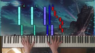 Krosia - Night Sky (feat. A.L.I.S.O.N) | Piano Synthesia Tutorial