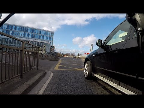 Impatient BMW driver