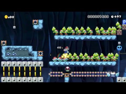 auto mario, the shell race by omidget - Super Mario Maker - No Commentary 1AE