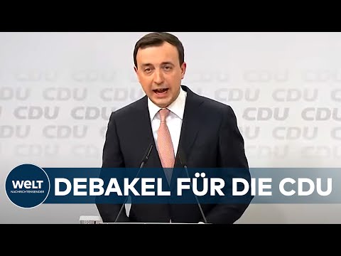 CDU-DEBAKEL: Paul Ziemiak - "Das ist heute kein guter Wahlabend für die CDU!" | WELT Thema