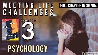 Chapter 3 | Class 12th Psychology | Meeting Life Challenges | Explained PPT | Stress & management