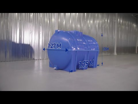 Емкость пластиковая для воды G 2000 литров Видео превью