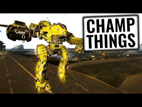 DOUBLE TAP K.O.! Champion first impressions - Mechwarrior Online 2018