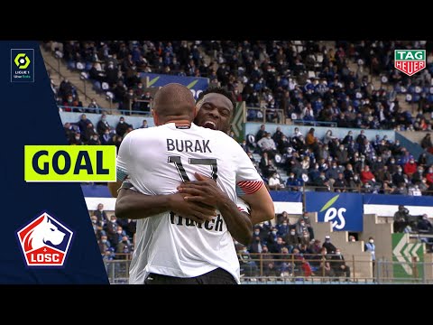 Goal Burak YILMAZ (68' - LOSC LILLE) RC STRASBOURG ALSACE - LOSC LILLE (0-3) 20/21