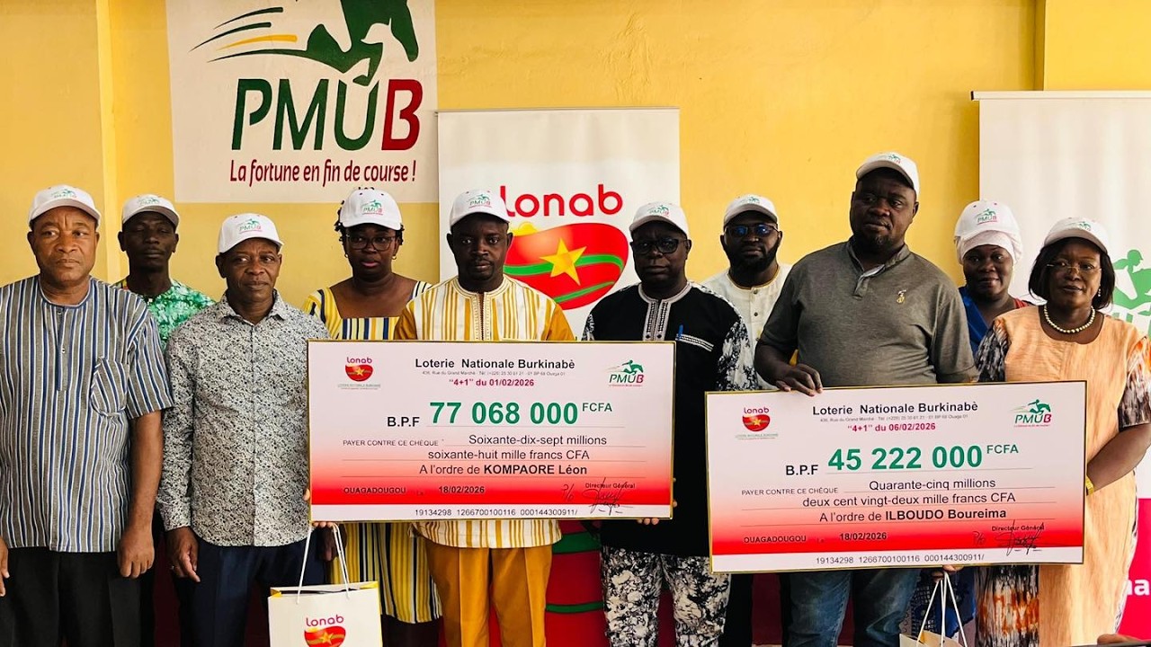 LONAB : Une pluie de millions tombe sur deux employés de commerce